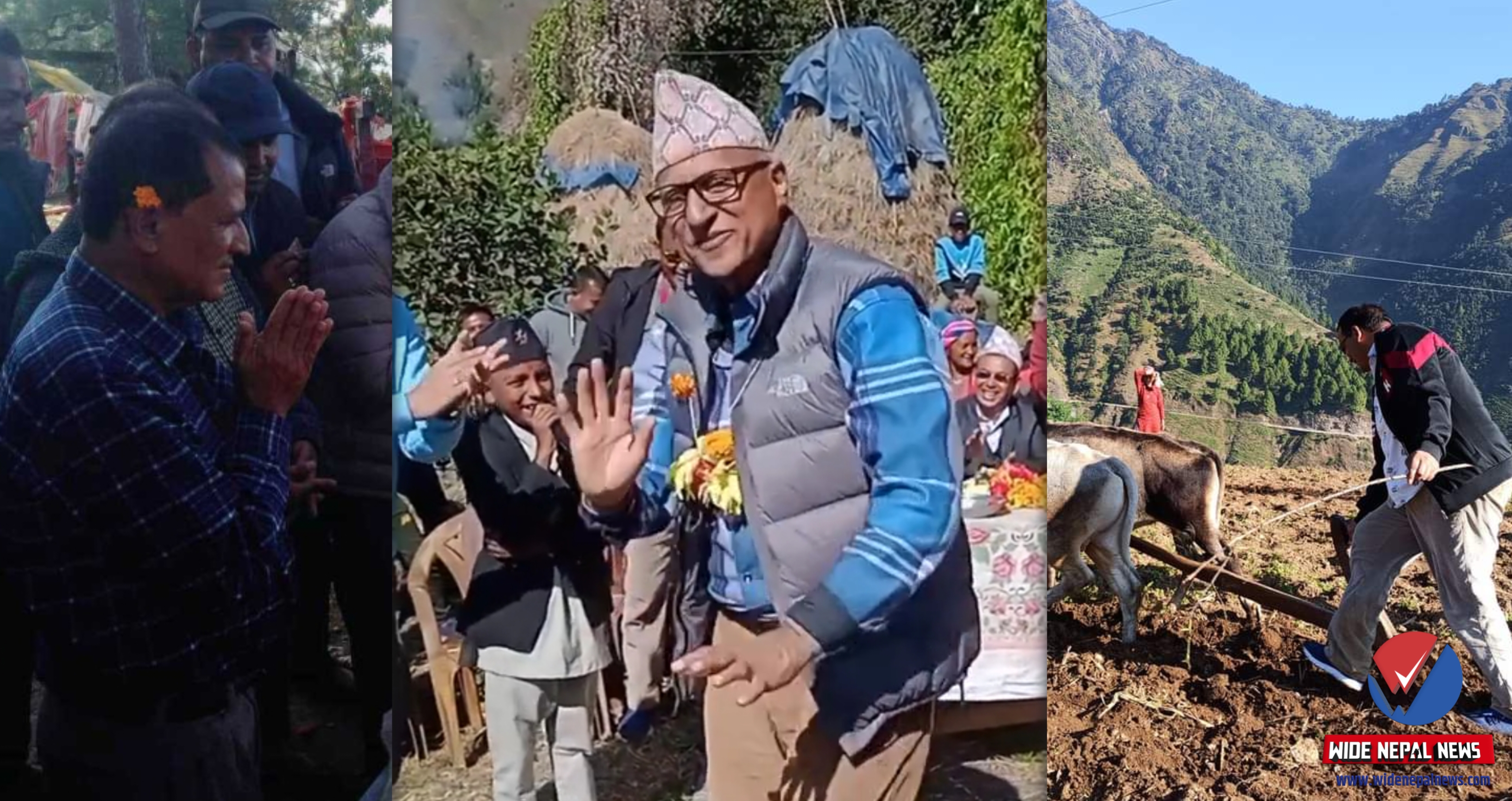 दार्चुलामा मतदाता रिझाउनतर्फ उम्मेदवार  : कोही हलो जोत्दै, कोही नाच्दै, कोही भने धर्मकर्मतिर