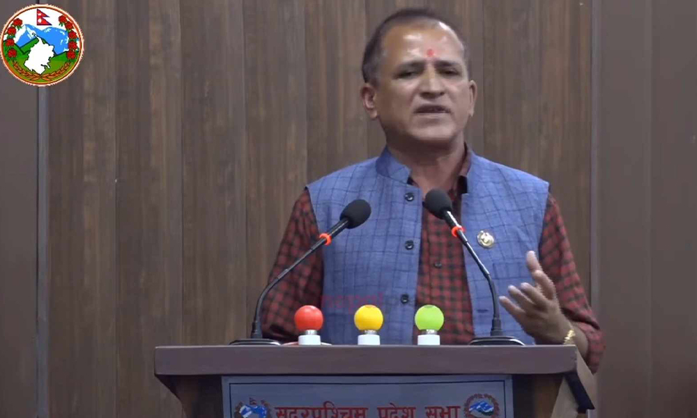 सांसदले सिफारीस गरेका योजना दार्चुलामा नपरेको कांग्रेस प्रमुख सचेतक धामीको गुनासो