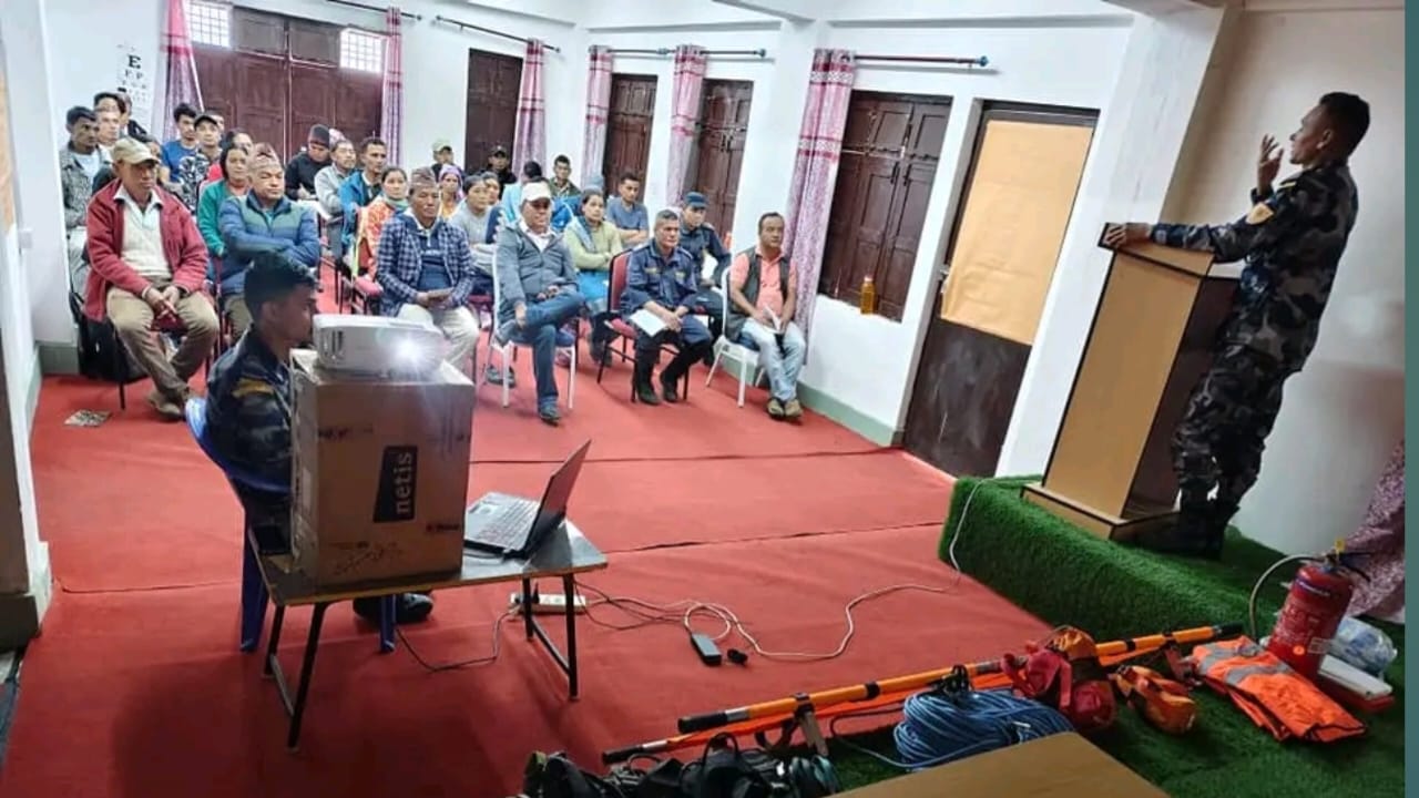 अपिहिमालमा विपद् व्यवस्थापन सम्बन्धी क्षमता विकास तालिम सञ्चालन