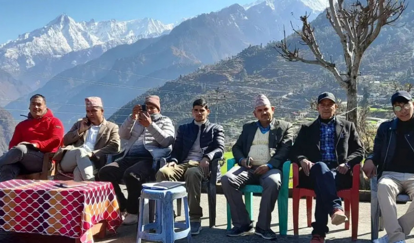 दार्चुलामा एमालेको मिसन ग्रासरुट अभियान सम्पन्न